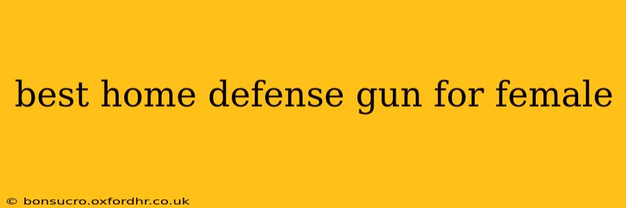 best home defense gun for female