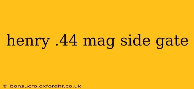 henry .44 mag side gate